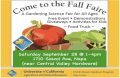 4th Annual UC Master Gardeners Fall Faire!