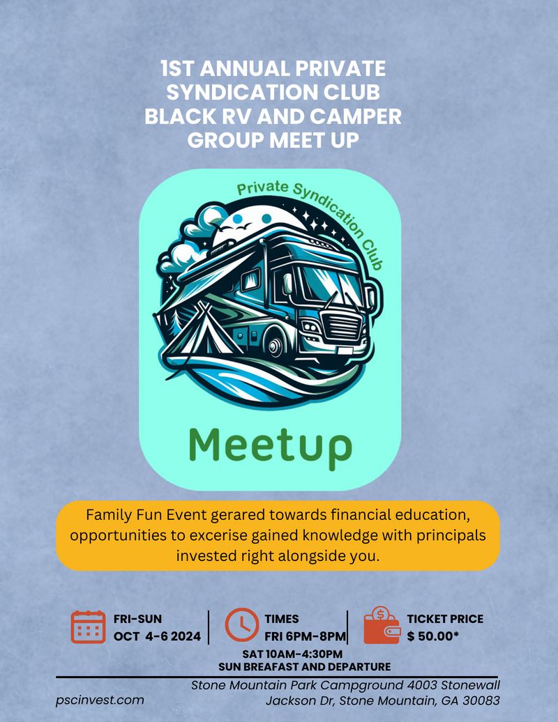 Black Camper and RV Groups Financial Meet, Stone Mountain, Georgia, United States