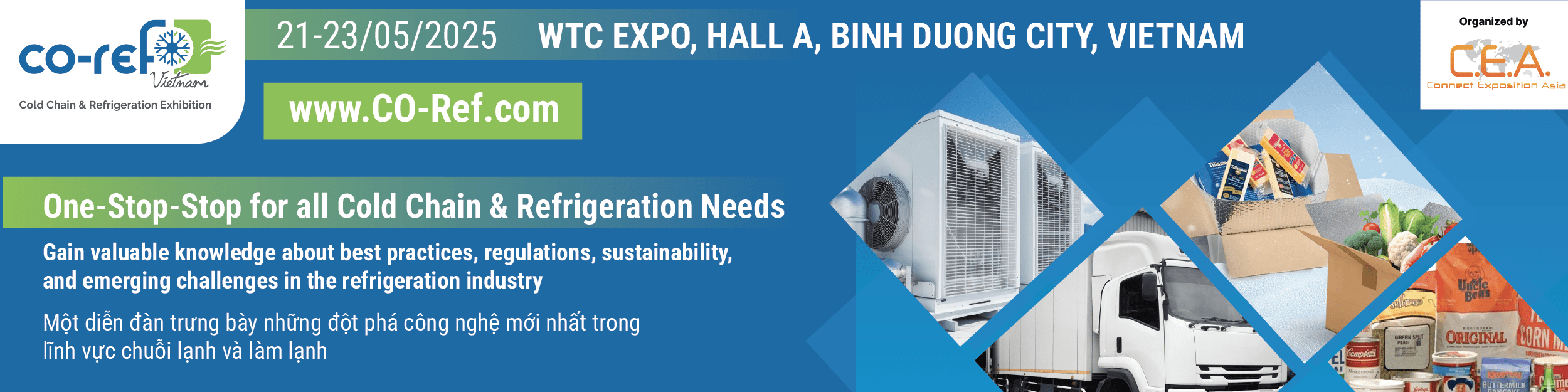 Co-Ref Vietnam (Cold Chain & Refrigeration Exhibition), Bình Dương, Binh Duong, Vietnam