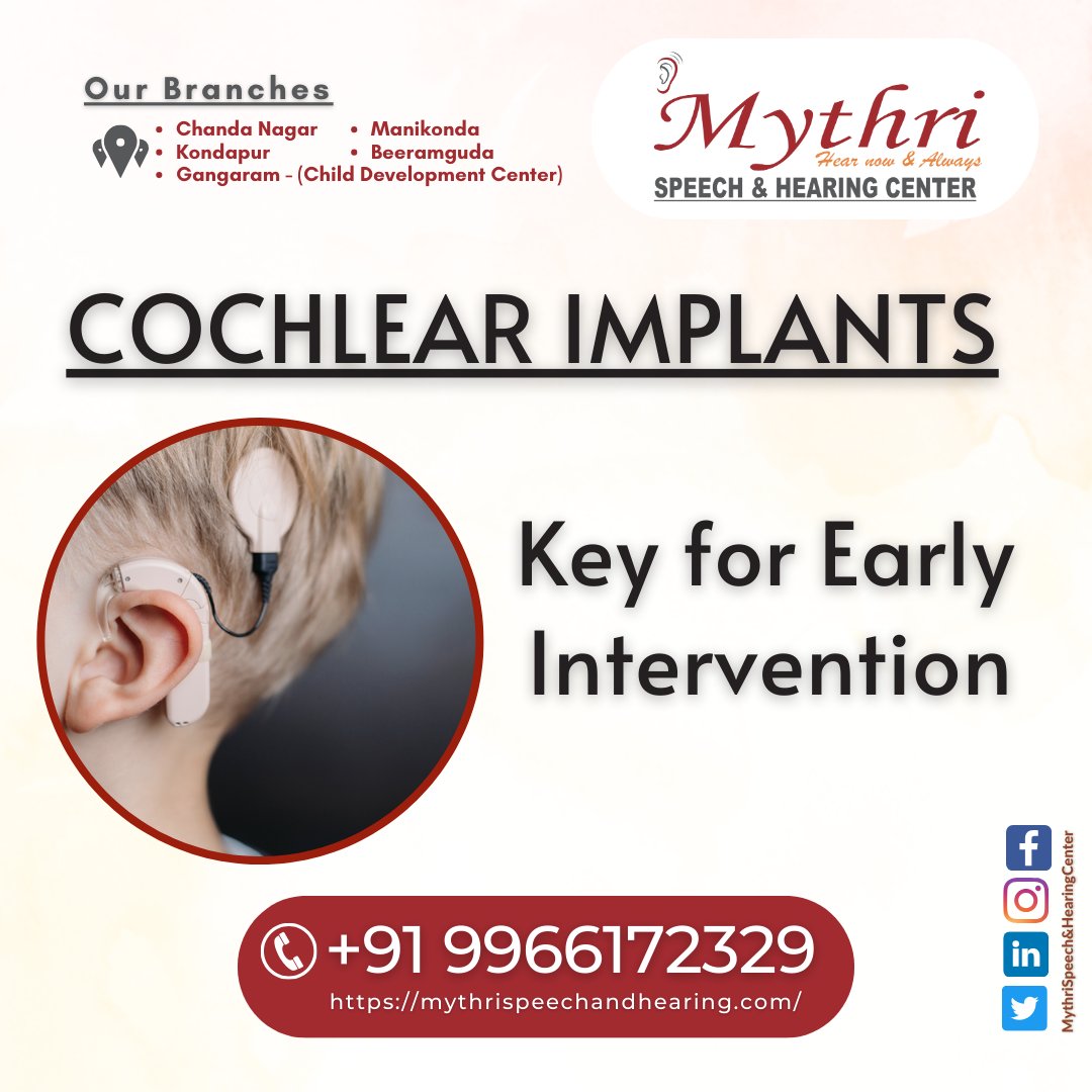 Cochlear Implants | Cochlear Implants Assessment | Cochlear Implant Surgery in Hyderabad, Hyderabad, Telangana, India