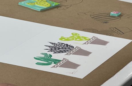 Greeting Card Stamp Carving Workshop, Honolulu, Hawaii, United States