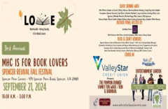 MHC is for Book Lovers Spencer Revival Fall Festival