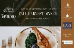 Winbrooke Fall Harvest Dinner with North Roots and Dare Bottleshop