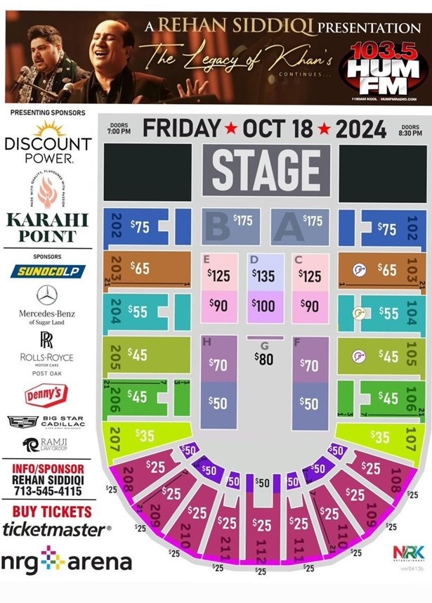 Rahat Fateh Ali Khan - The Legacy Of Khan's Live In Houston, Houston, Texas, United States