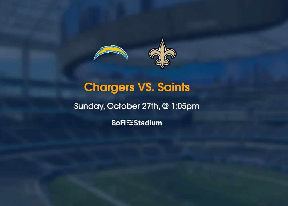Chargers VS. Saints Tickets 2024, Los Angeles, California, United States