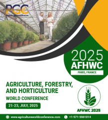 Agriculture, Forestry, and Horticulture World Conference 2025