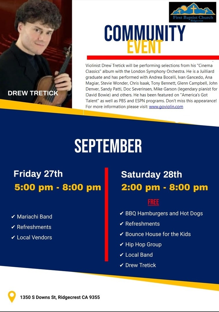First Baptist Church Community Event, Ridgecrest, California, United States