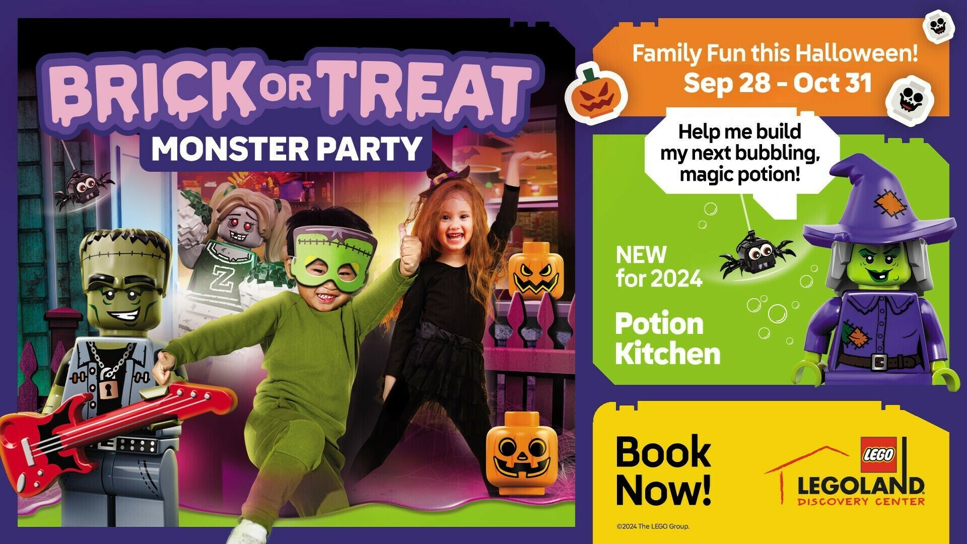Brick-or-Treat Monster Party at LEGOLAND Discovery Center Philadelphia, Plymouth Meeting, Pennsylvania, United States