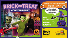Brick-or-Treat Monster Party at LEGOLAND Discovery Center Philadelphia