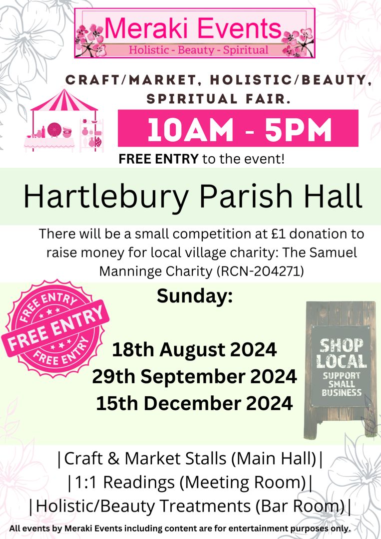 Meraki Events - Craft, Spiritual and Holistic Fair - Hartlebury, Kidderminster, England, United Kingdom