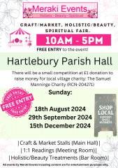 Meraki Events - Craft, Spiritual and Holistic Fair - Hartlebury