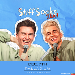 TREVOR WALLACE AND MICHAEL BLAUSTEIN PRESENT: STIFF SOCKS LIVE Dec 7th at Palladium Times Square NYC