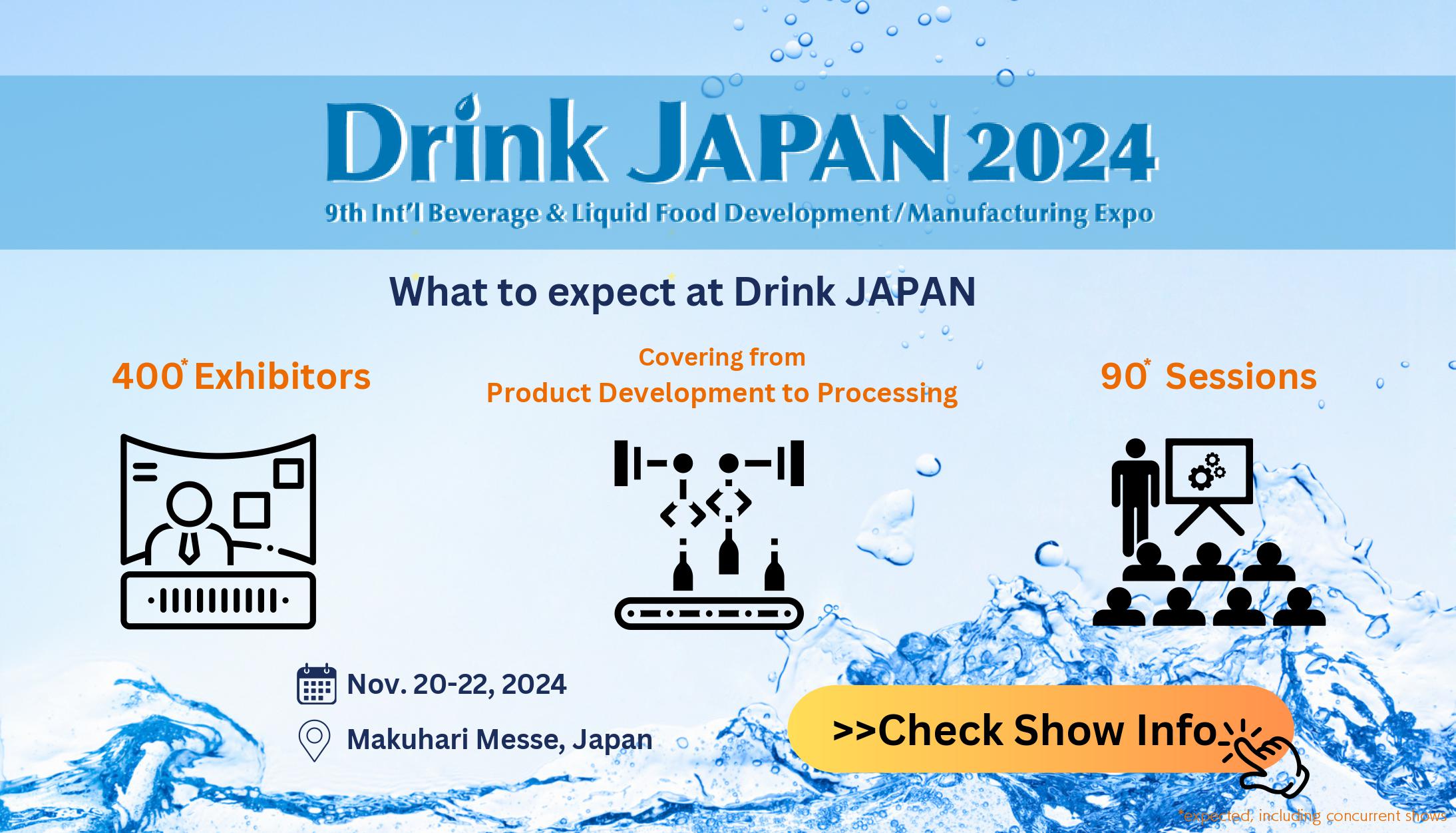 Drink JAPAN 2024, Chiba, Japan