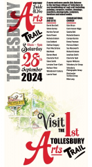 TOLLESBURY FIRST ART'S TRAIL! Saturday 28th September 10am till 4pm.
