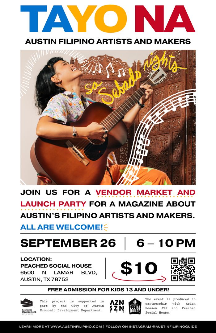 TAYO NA Sa Sabado Nights Launch Party and Vendor Market, Austin, Texas, United States