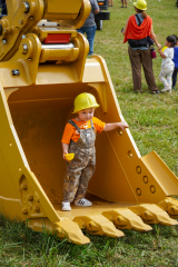 Dozer Day 2024 - an opportunity for kids to operate construction equipment