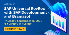 SAP Universal RevRec with SAP Development and Bramasol