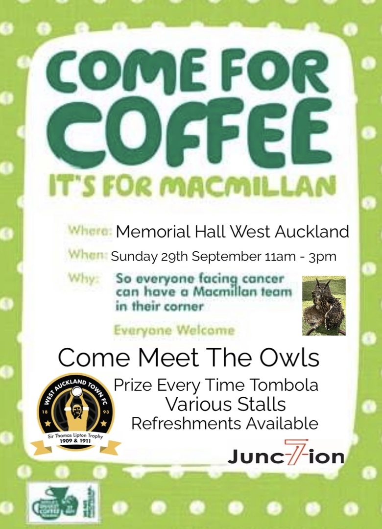 MacMillan coffee day, Bishop Auckland, England, United Kingdom