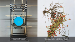 Works by Stephen Shugart + Travis Vermilye with Katie Caron