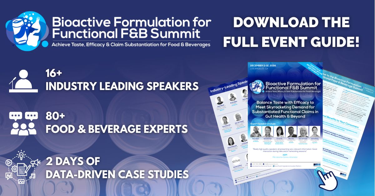 Bioactive Formulation for Functional Food and Beverage, Los Angeles, California, United States
