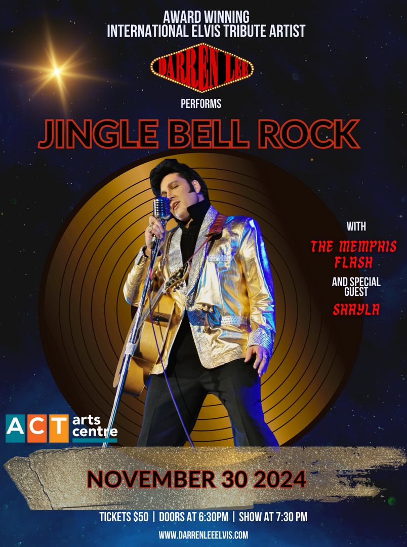 Darren Lee - Jingle Bell Rock - A Tribute to Elvis Presley at the Maple Ridge ACT Theatre, Maple Ridge, British Columbia, Canada