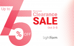 LightForm Showroom Clearance Sale