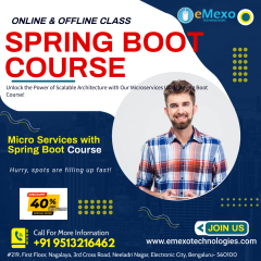 Master Spring Boot with the Best Training in Electronic City Bangalore at eMexo Technologies!
