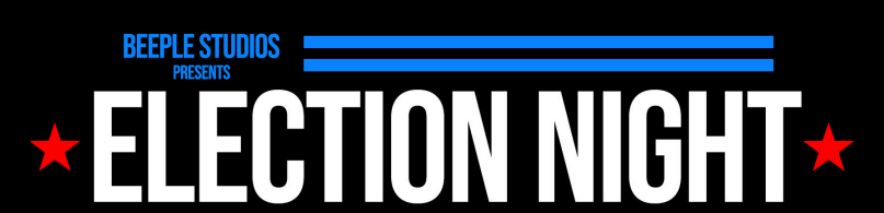 Beeple Studios Election Night Watch Party, Charleston, South Carolina, United States
