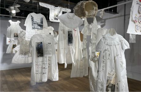Belongings, Susan Aldworth's new immersive exhibition exploring migrant experiences and stories, London, England, United Kingdom