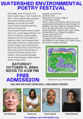 29th annual Watershed Environmental Poetry Festival
