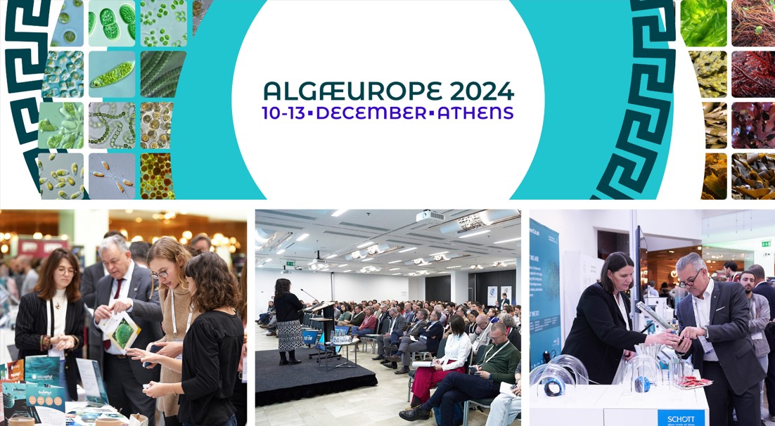 AlgaEurope 2024 - Conference about Science, Technology and Business in the Algae Biomass Sector, Athens, Attica, Greece