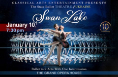 Swan Lake: event by State Ballet Theatre of Ukraine in Macon, GA!