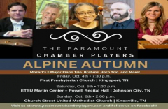 ALPINE AUTUMN: Oct. 4, 5, And 6th The Paramount Chamber Players' Fall Concert Series