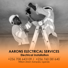 (+256 708643109) Qualified Electricians in Kampala Uganda Aarons Electrical