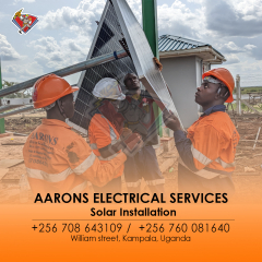 (+256 708643109) Solar street lights installation in Kampala Uganda