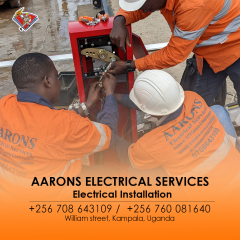 (+256 708643109) Aarons Electrical Authorized Electricians in Kampala Uganda