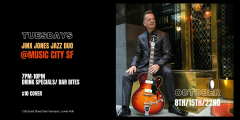 Jinx Jones Jazz Duo Live @Music City SF