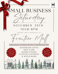 Small Business Saturday | November 30th | Frontier Mall