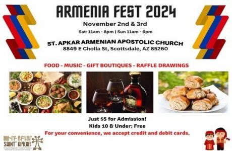 Armenian Festival at st Apkar Armenian Apostolic Church of Arizona, Scottsdale, Arizona, United States