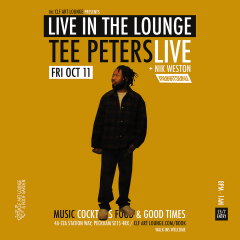 Tee Peters Live In The Lounge + DJ Nik Weston