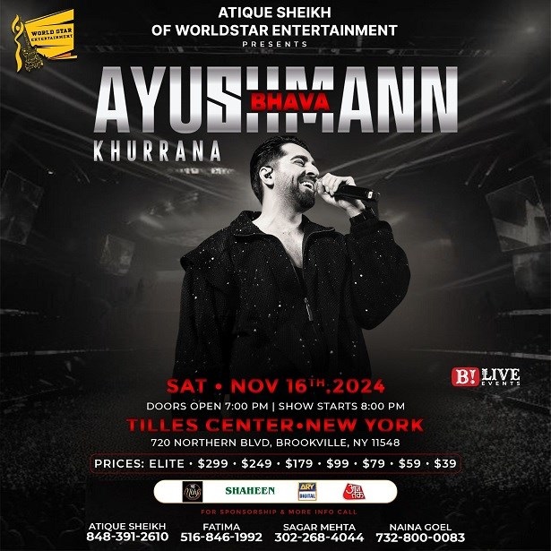 Ayushmann Bhava Khurrana in New York 2024, Greene, New York, United States