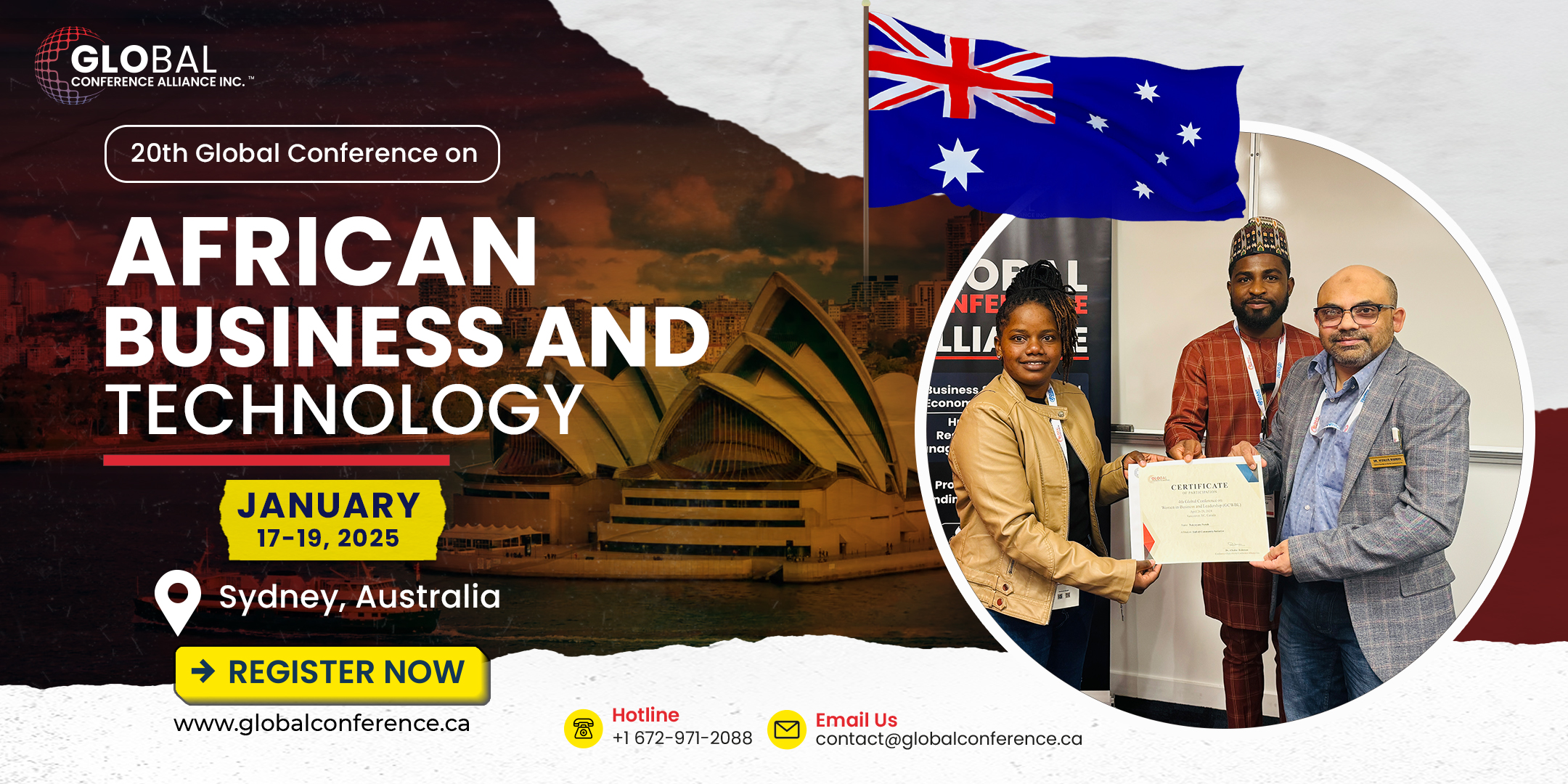 20th Global Conference on African Business and Technology (GCABT), Sydney, New South Wales, Australia
