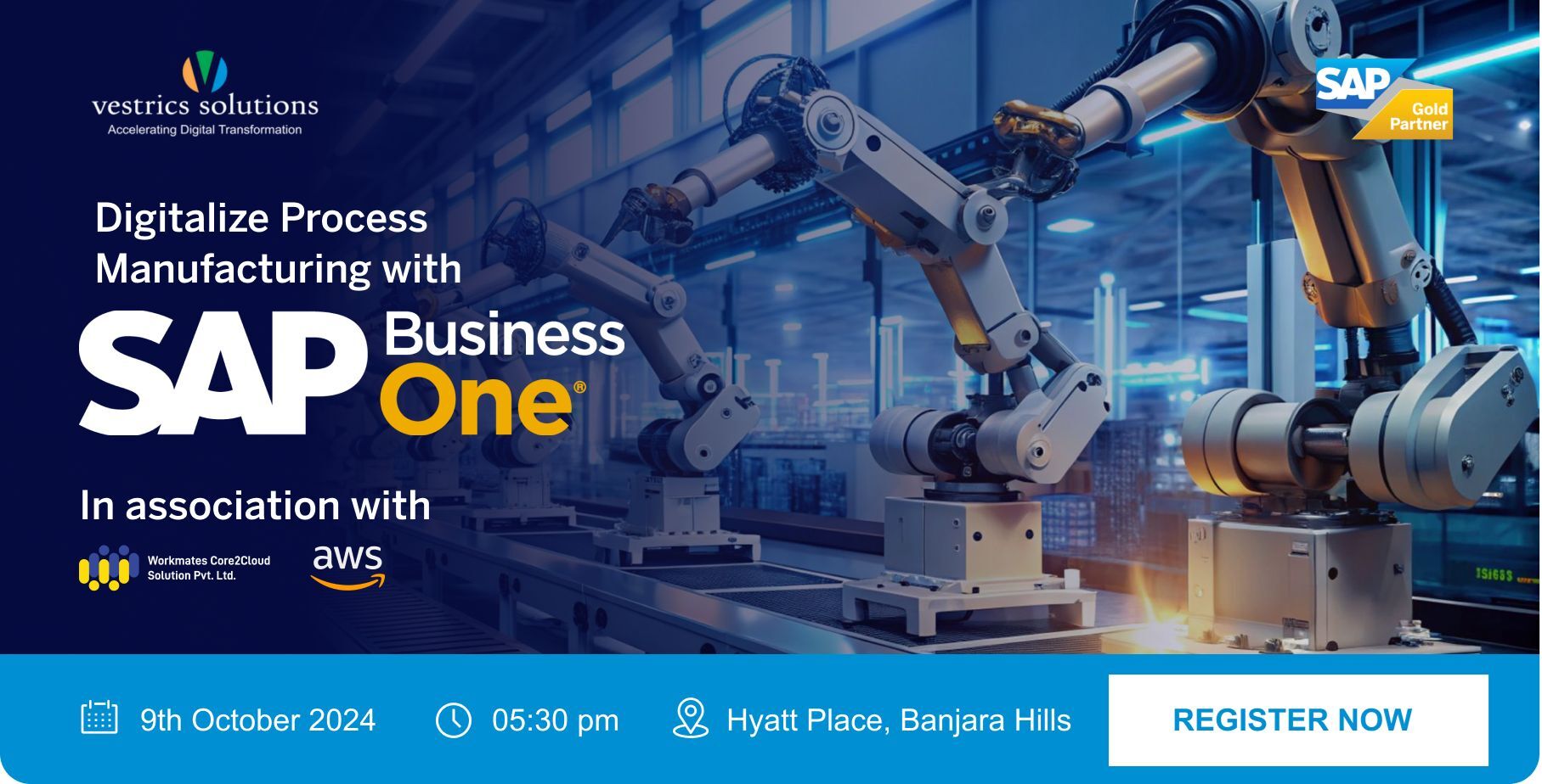 Boost Process Efficiency in Hyderabad: SAP Business One Solutions by Vestrics, Hyderabad, Telangana, India
