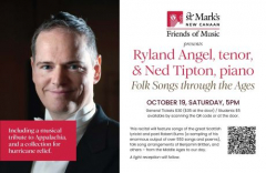 The Friends of the Music at St. Mark's New Canaan, CT Presents Folks Songs through the ages