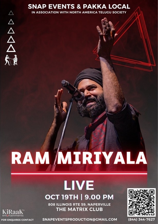 Ram Miryala Live in Chicago, Moultrie, Illinois, United States