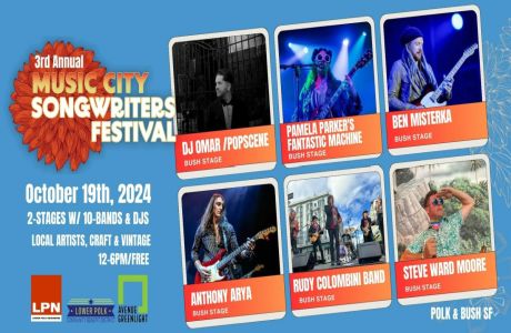 Join Us for the 3rd Annual Music City Songwriters Festival, San Francisco, California, United States