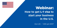 Immigration Event: Can I Start A Business In The USA On L-1 Visa