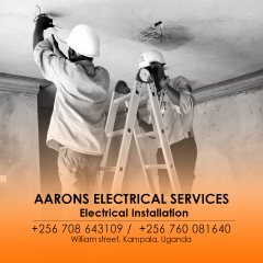 (+256 708643109) Quality electrical installation service in Kampala Uganda