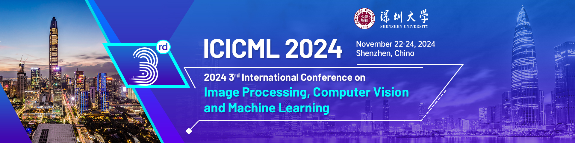 2024 3rd International Conference on Image Processing, Computer Vision and Machine Learning (ICICML 2024), Shenzhen, Guangdong, China