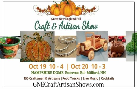 9th Annual Fine Fall Craft and Artisan Show - October 19 and October 20, Milford, New Hampshire, United States